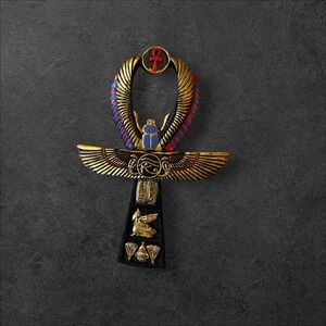 Pacific Giftware PT Egyptian Ankh Symbol Wings Scarab Eye of Horus Resin Coll...